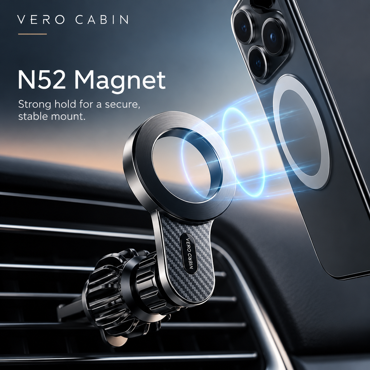 Magnetic Air Vent Phone Mount